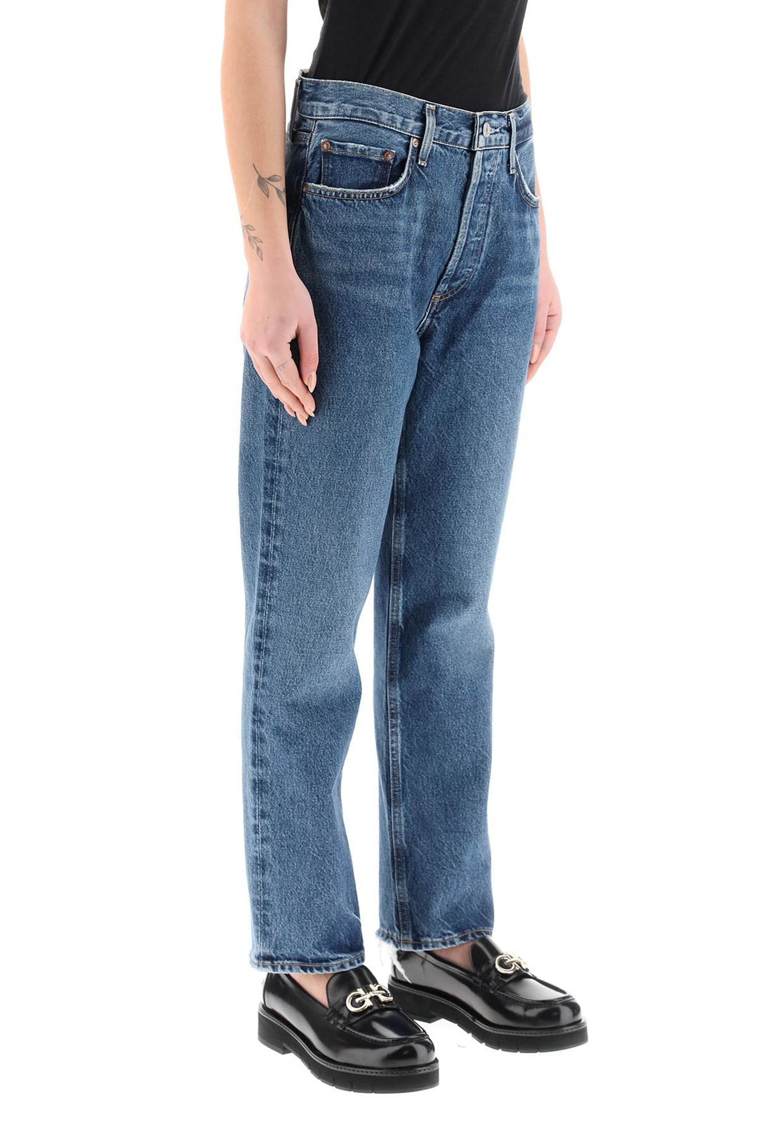 Jeans Regular Lana Crop - Agolde - Donna