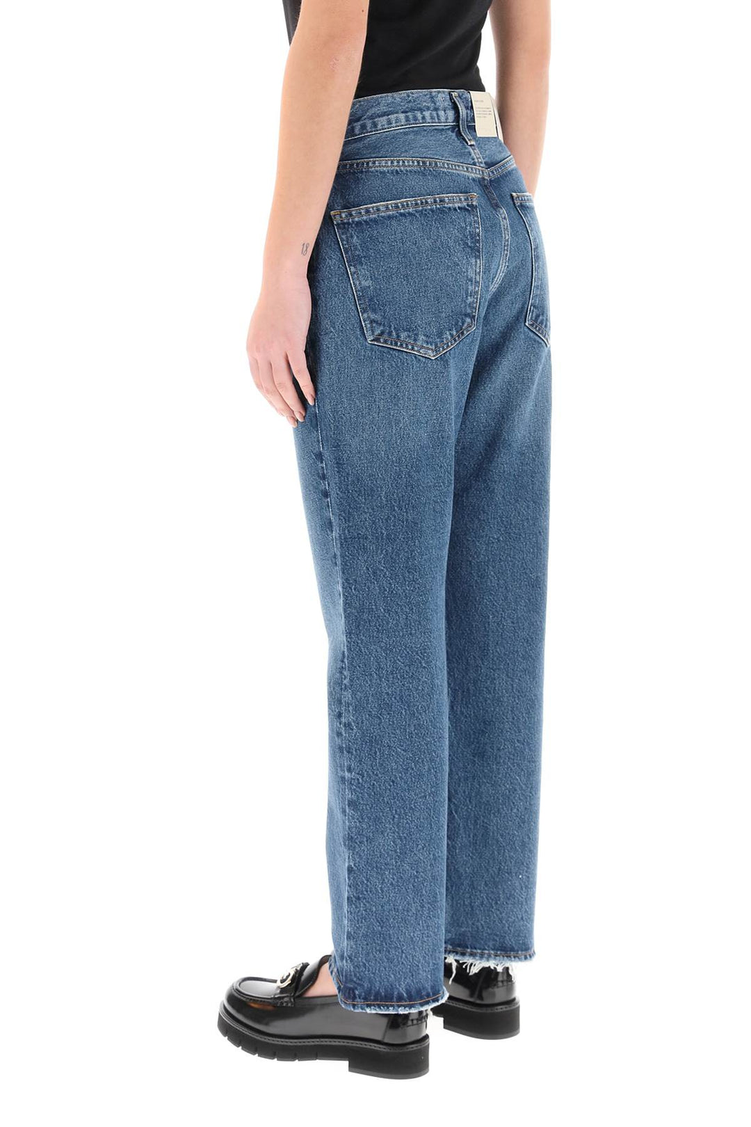 Jeans Regular Lana Crop - Agolde - Donna