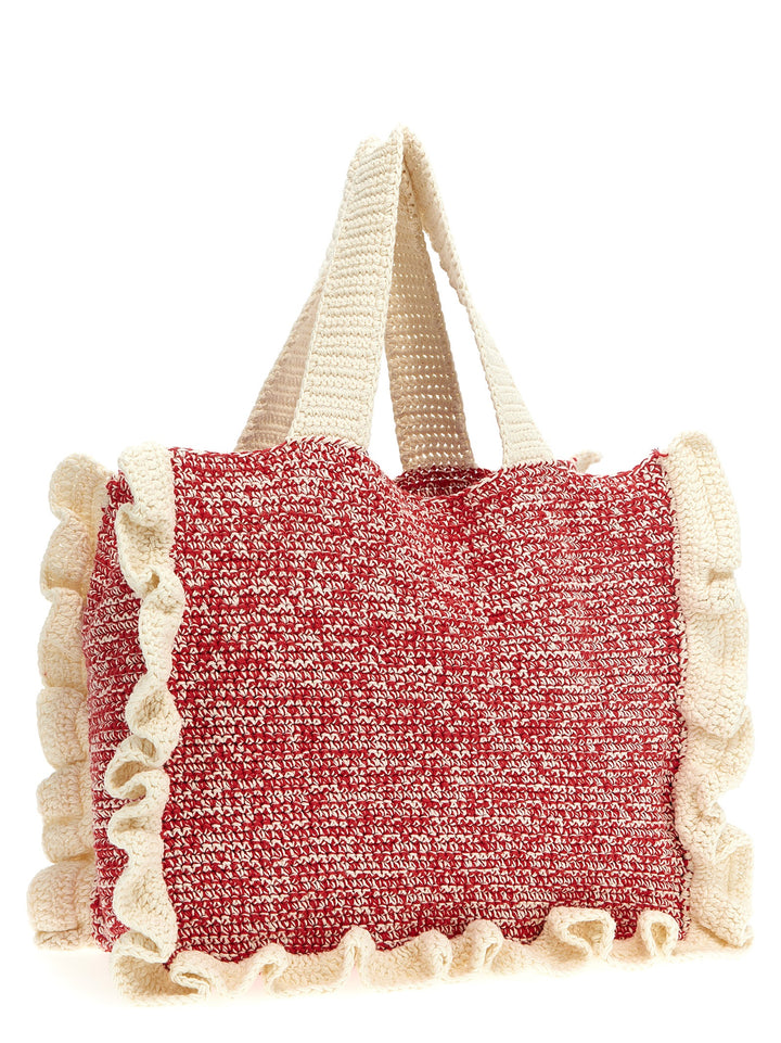 Crochet Shopping Bag Tote Multicolor