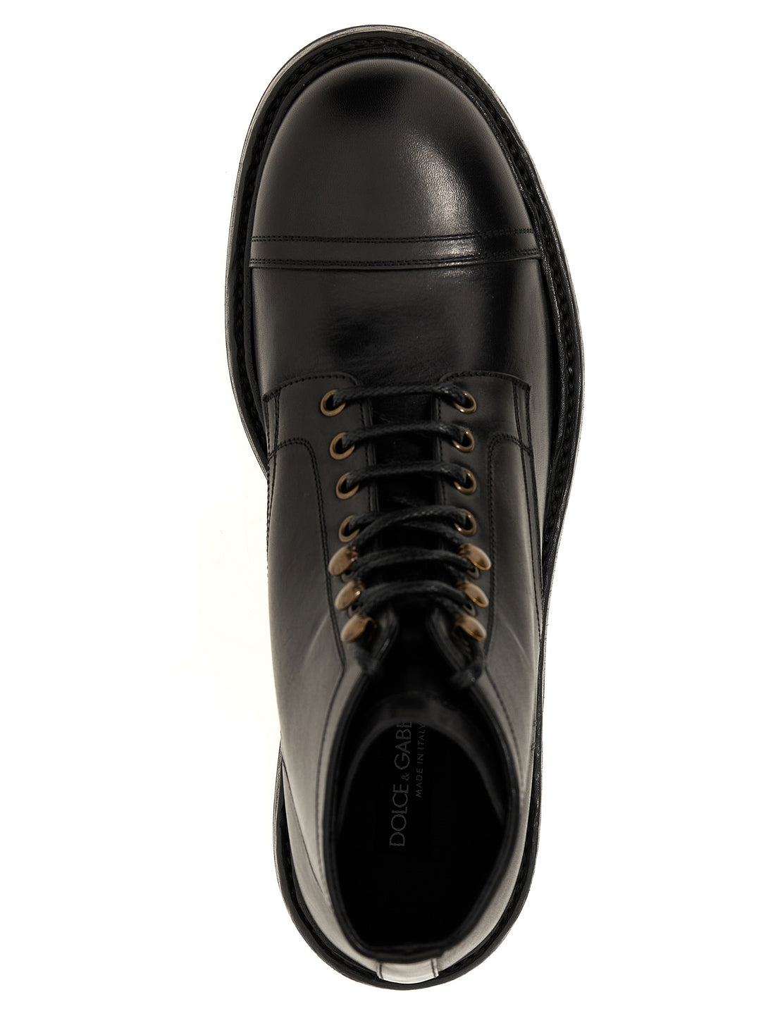 Leather Ankle Boots Stivali E Stivaletti Nero
