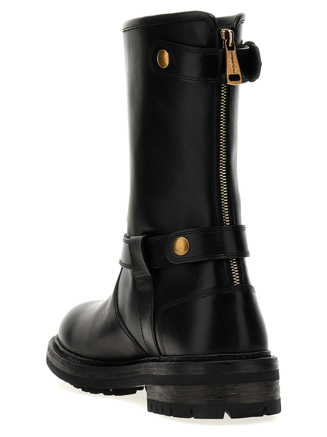 Leather Boots Stivali E Stivaletti Nero
