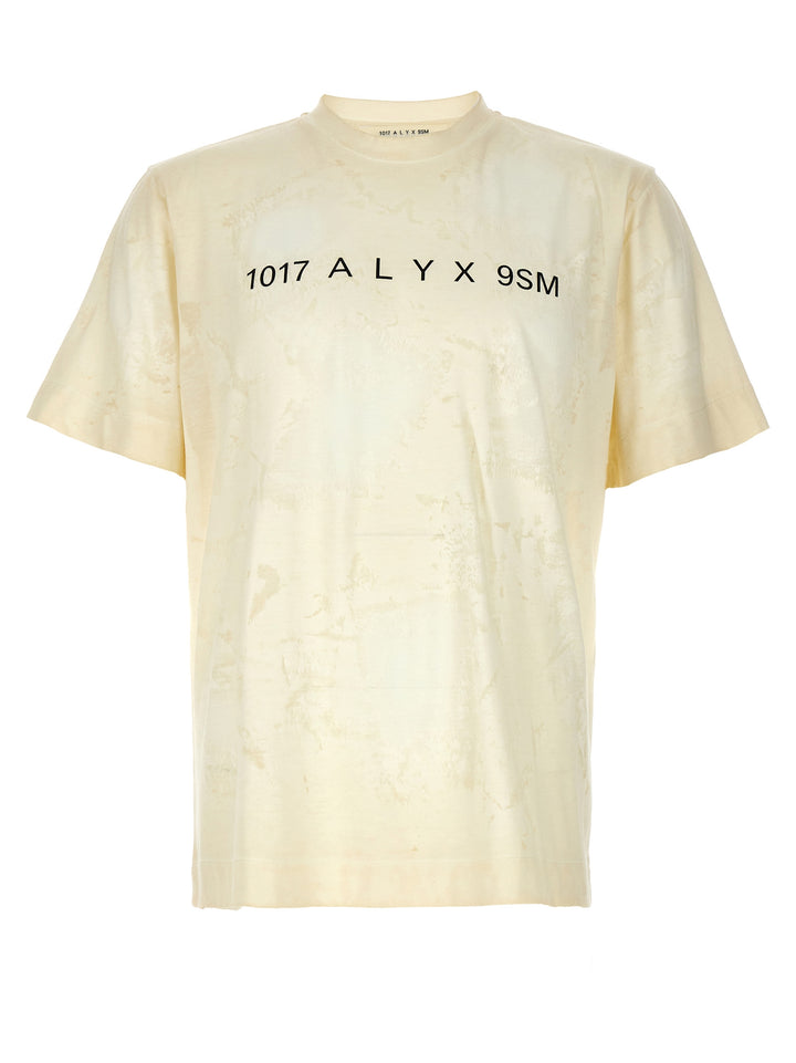 Translucent Graphic T Shirt Bianco