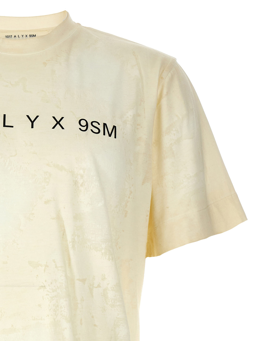 Translucent Graphic T Shirt Bianco