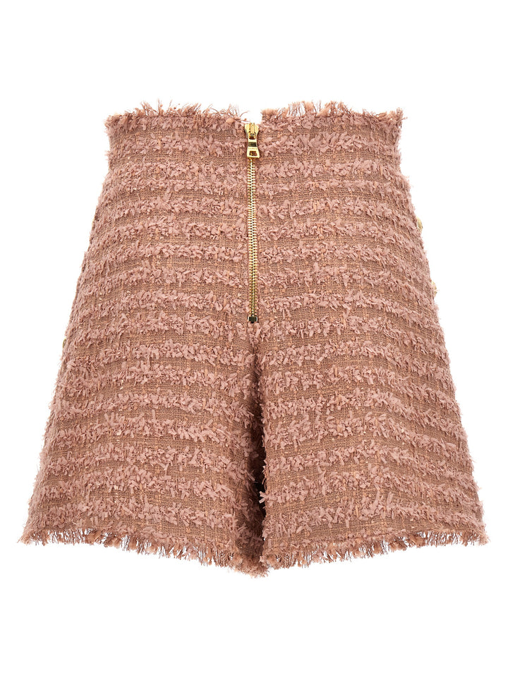 Tweed Shorts Bermuda, Short Rosa