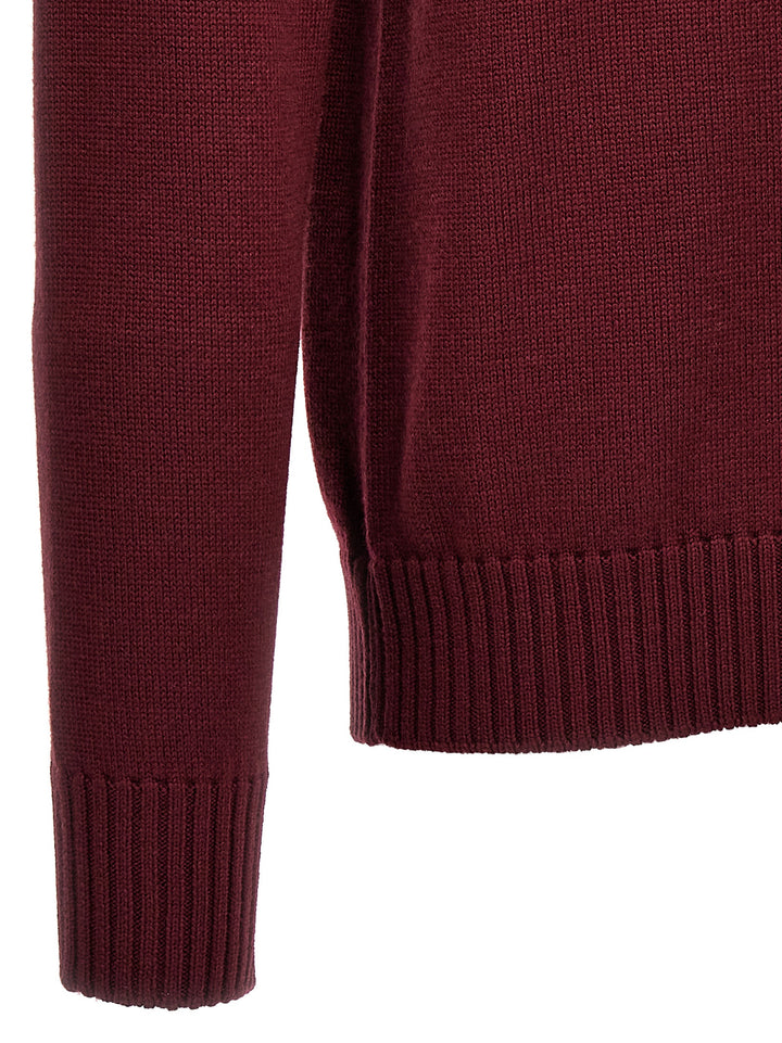 Wool Turtleneck Sweater Maglioni Bordeaux