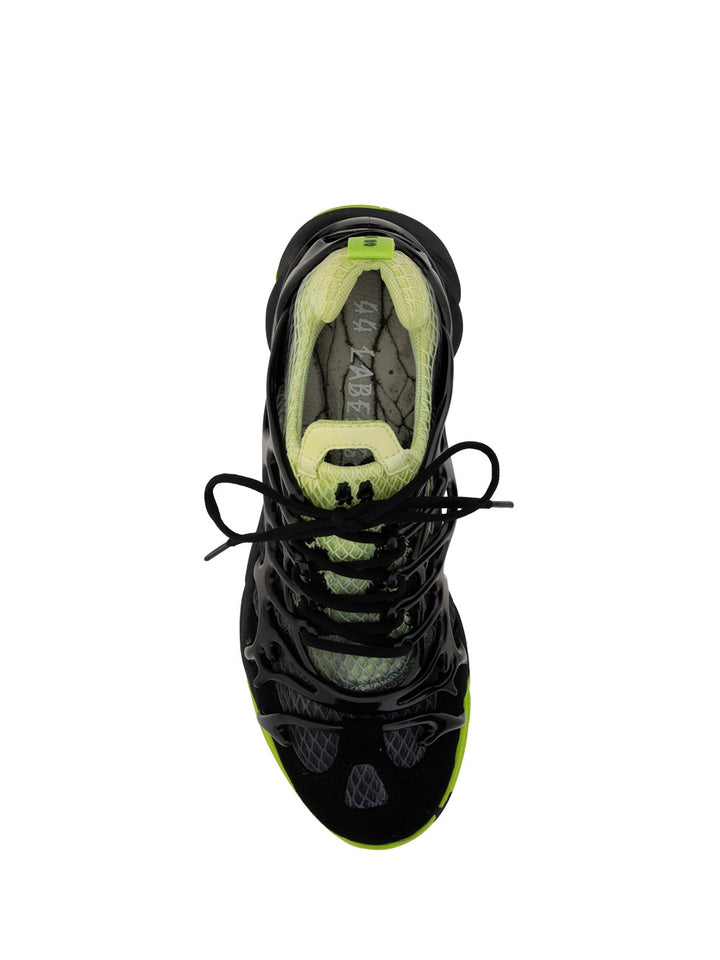 Sneakers in mesh con dettagli in rilievo in gomma
