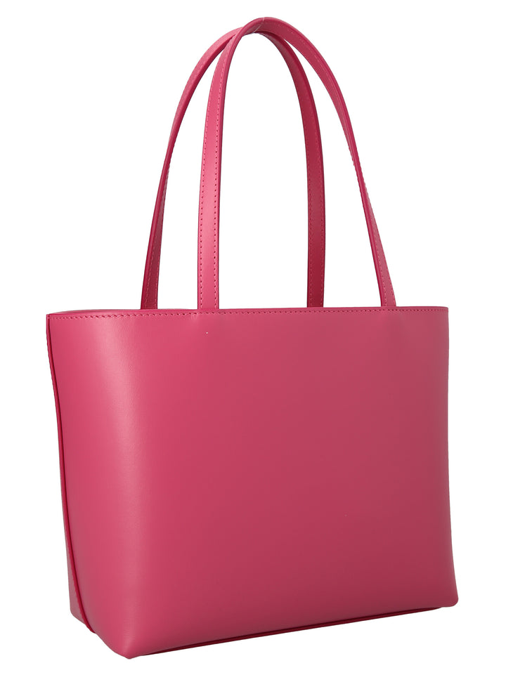 Small Logo Shopping Bag Tote Fucsia