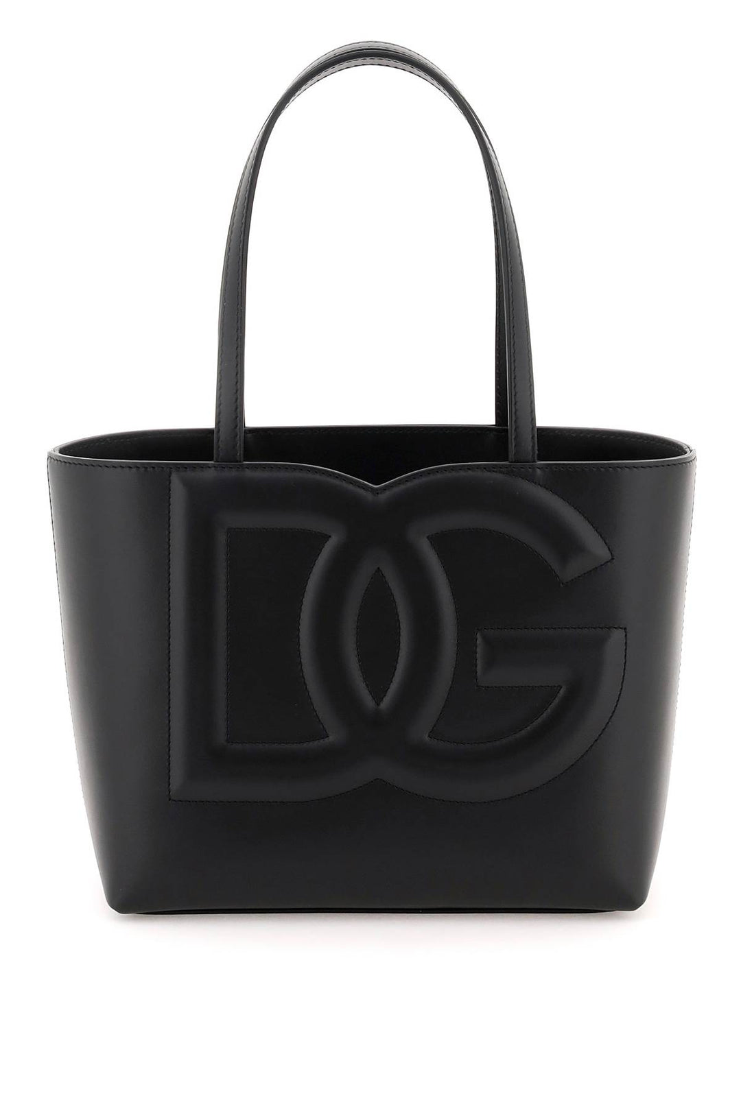 Borsa Tote In Pelle Con Logo Dg - Dolce & Gabbana - Donna