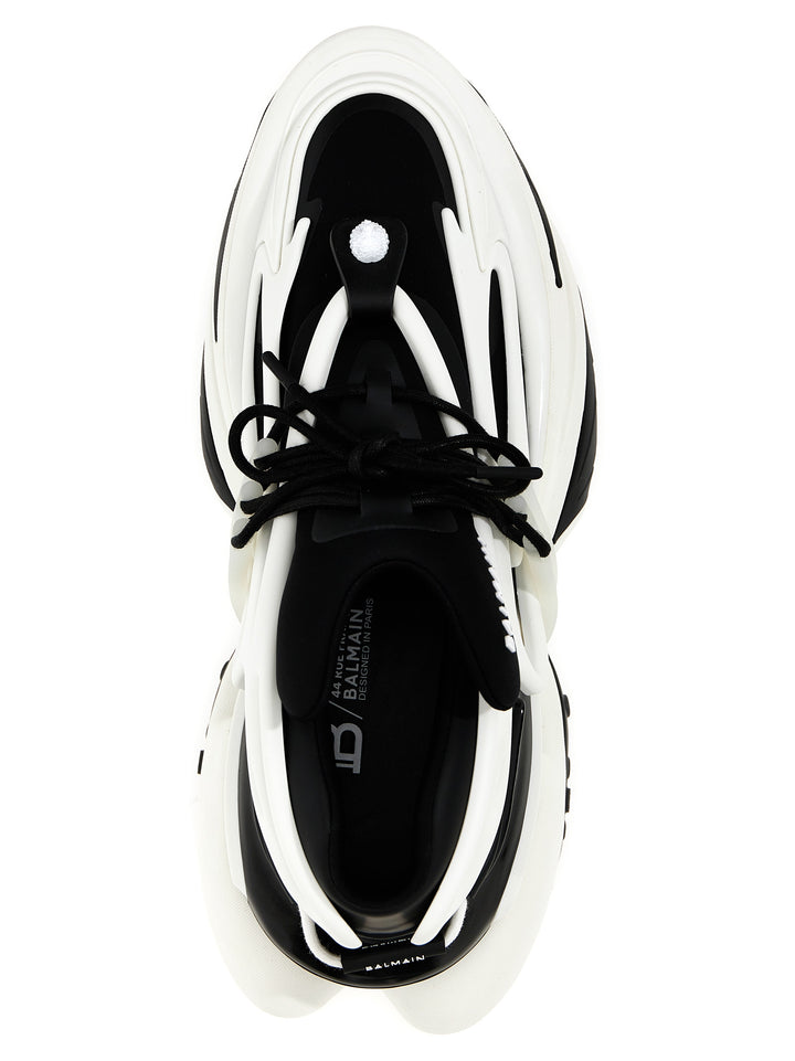 Balmain Unicorn Sneakers - Bianco/Nero | 8a41029e95249e8fd385dc6ef825c1d8446a4612