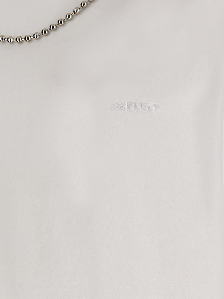 Ballchain T Shirt Bianco