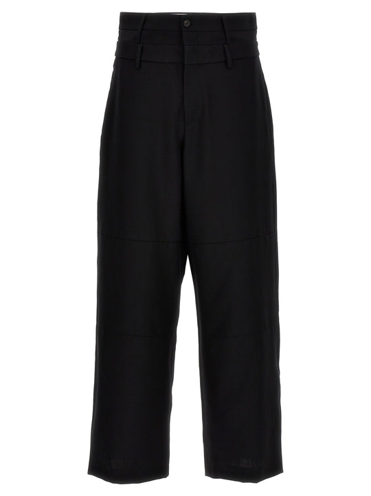 Double Belted Pantaloni Nero