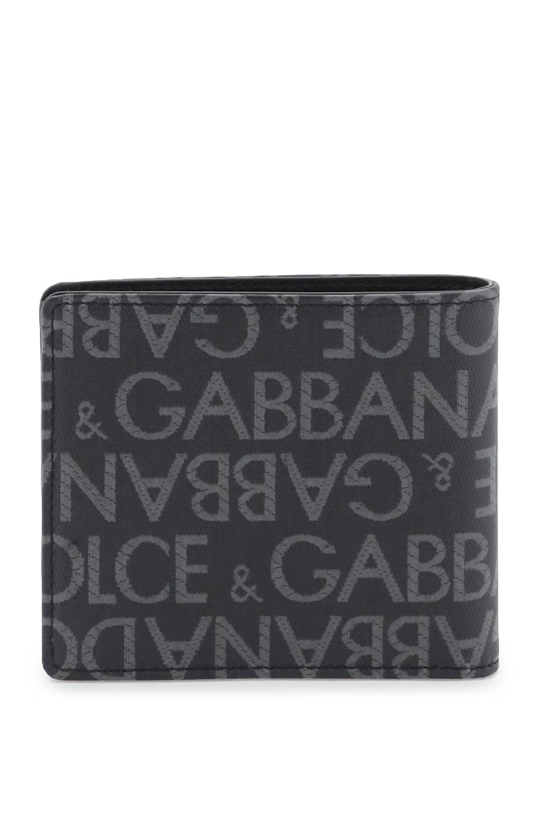 Portafoglio Con Logo Jacquard - Dolce & Gabbana - Uomo