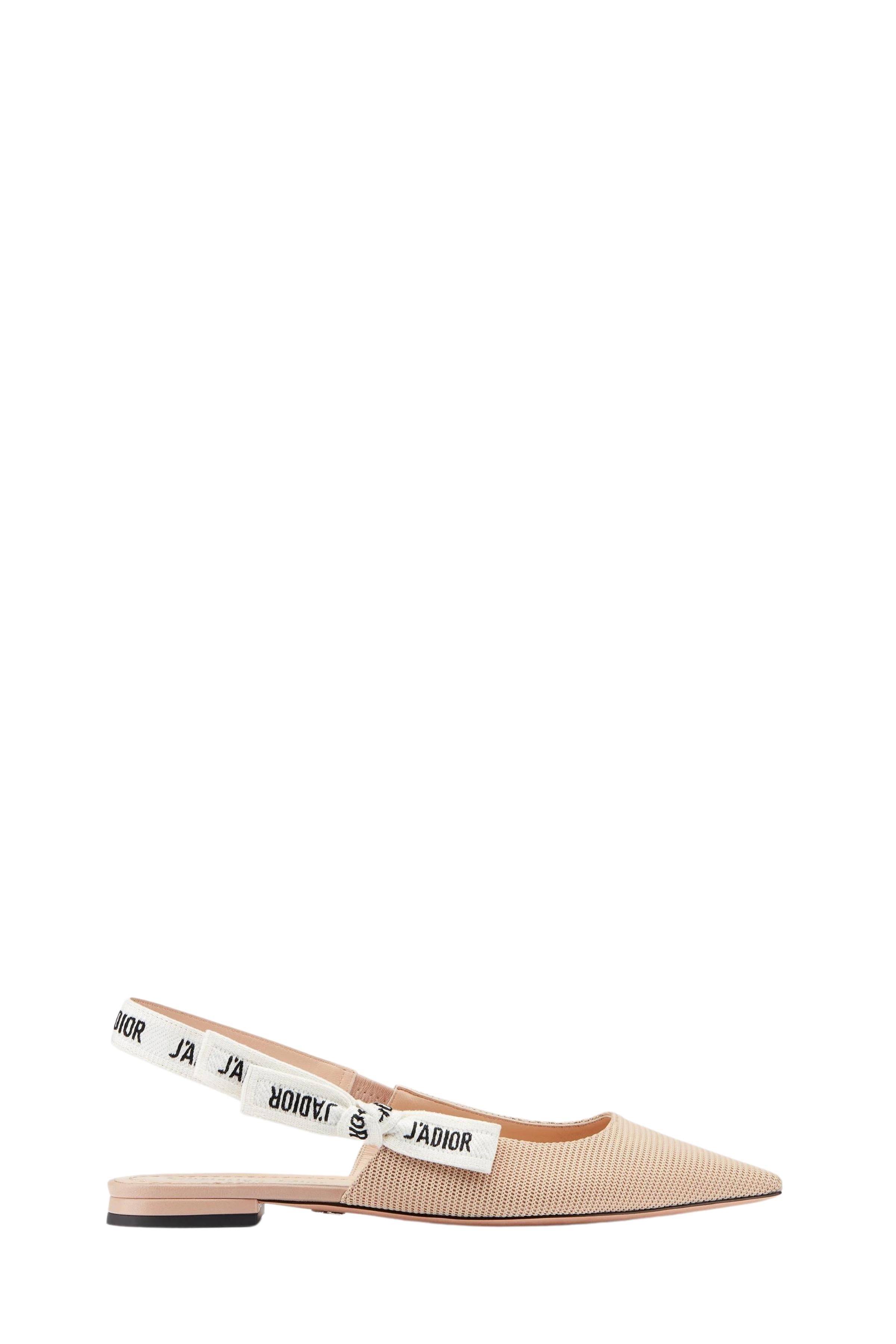 Dior Ballerine Slingback J Ador Nude con Nastro e Fiocco Donna Wanan Luxury
