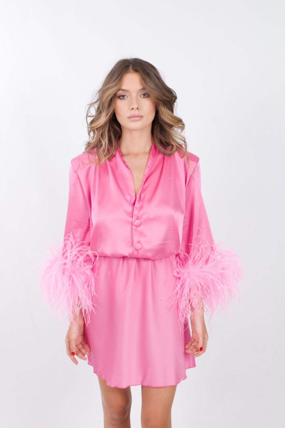 Bluse Plumage Pink Flamingo