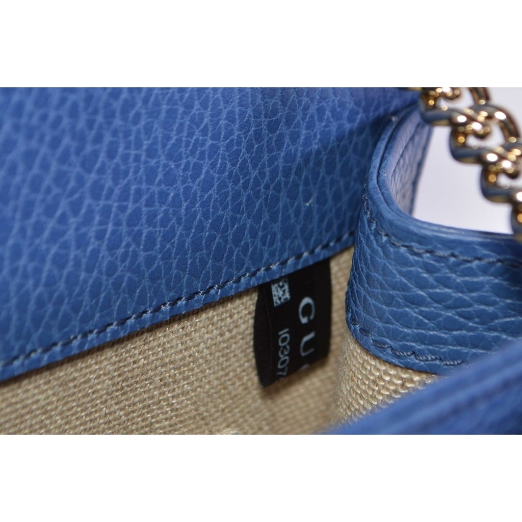 Borsa Interlocking blu-Gucci-Wanan Luxury