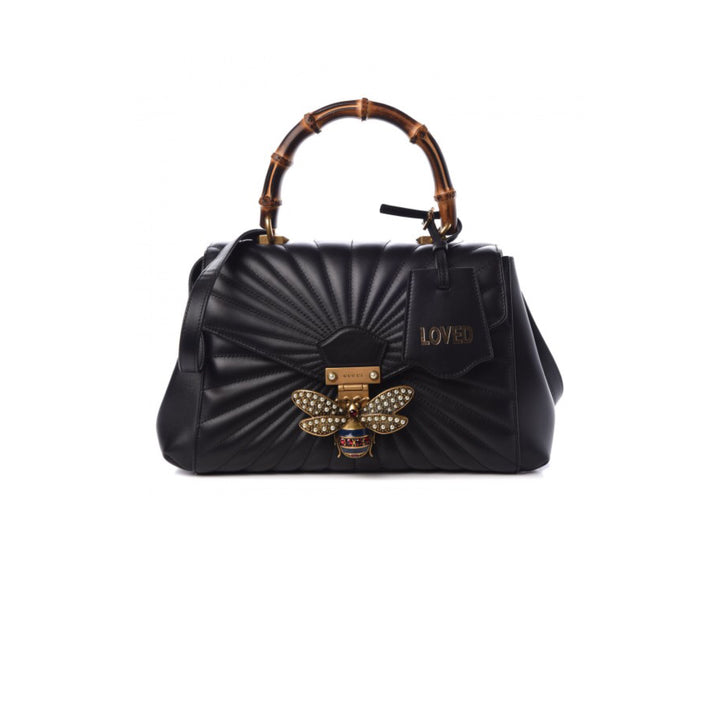 Borsa Margaret Bee pelle nera-Gucci-Wanan Luxury