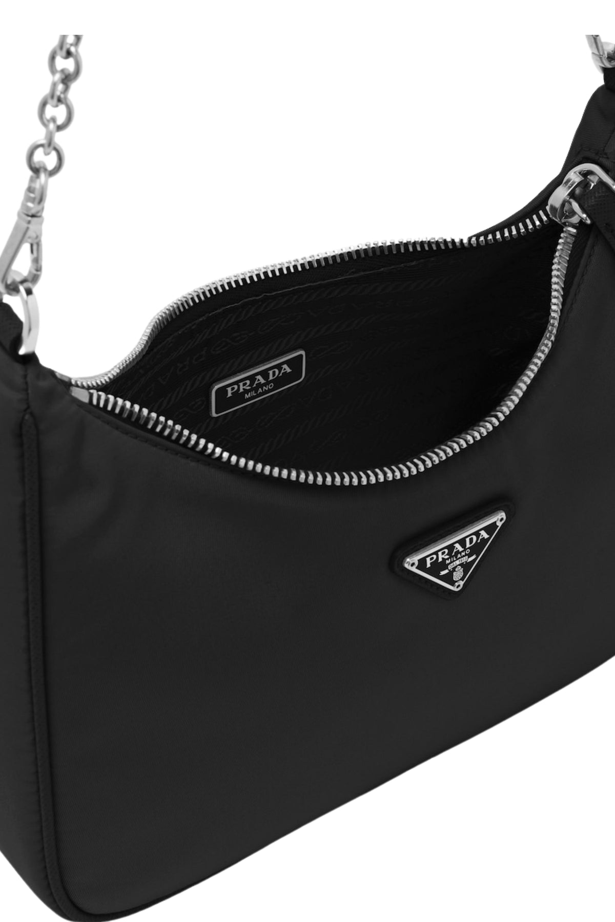 Borsa Prada in nylon nera - Gaja Refashion