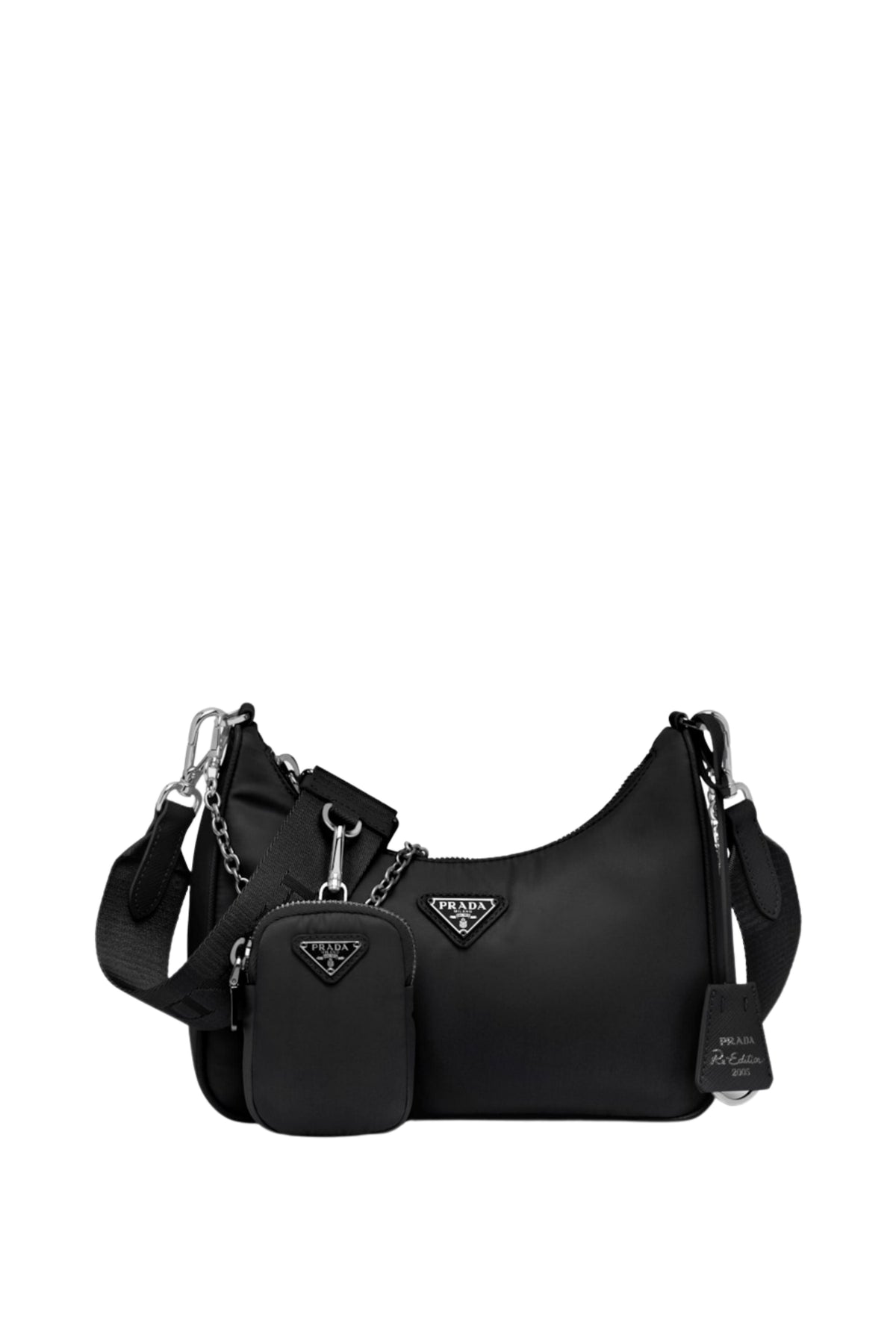 Prada borsa deals nylon nera