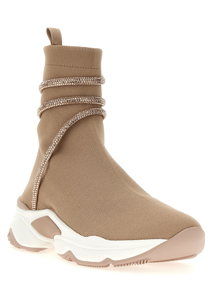 René Caovilla Cleo Running Sneakers - Beige | fd9b7279561e88fe56ba5f87e2f0567d393c1335