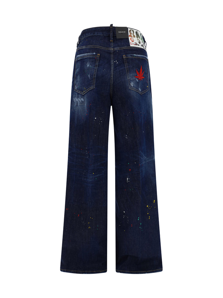 Jeans Traveller con patch Bob Marley