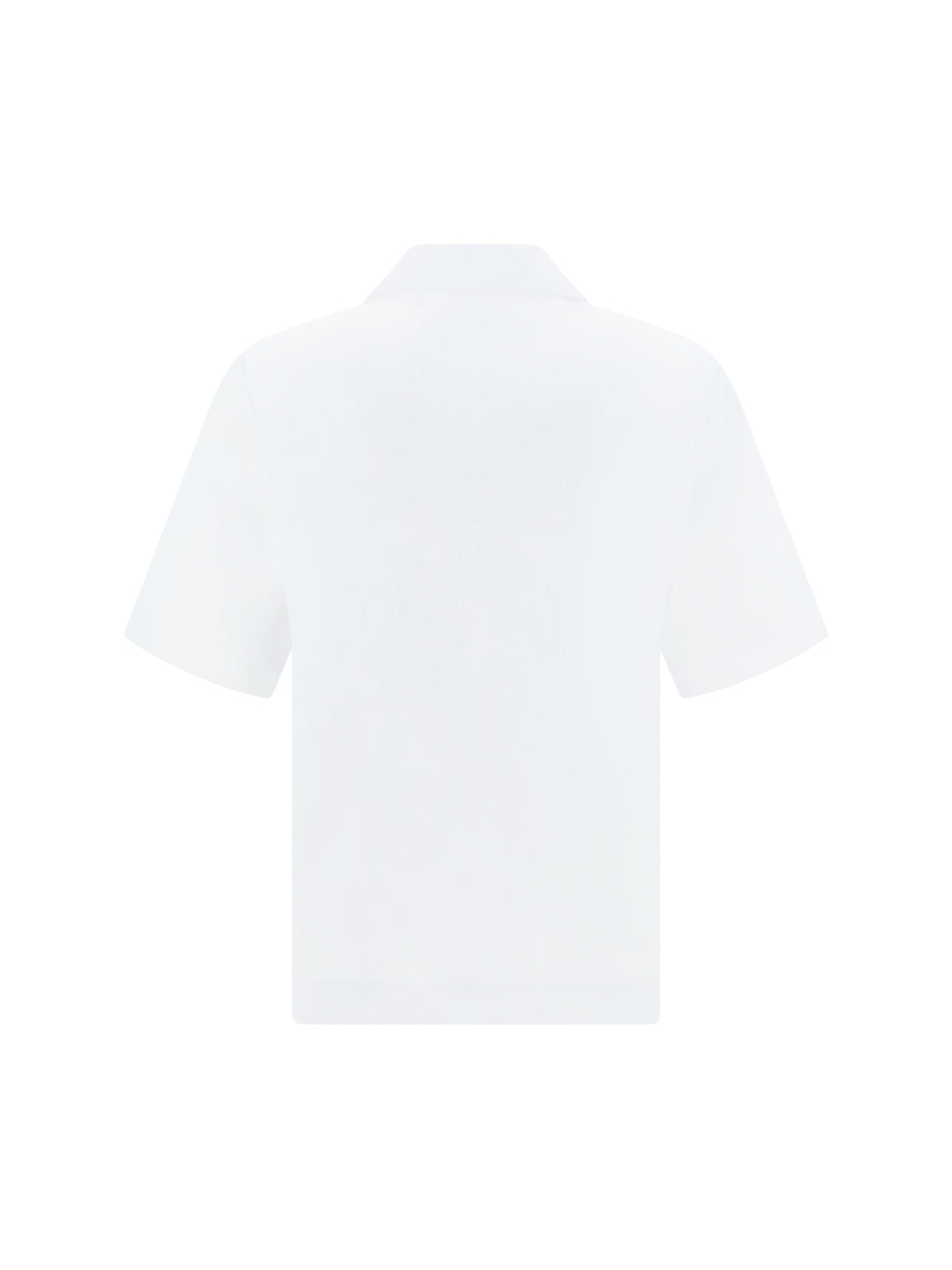 Camicia Boxy Fit  in cotone con logo