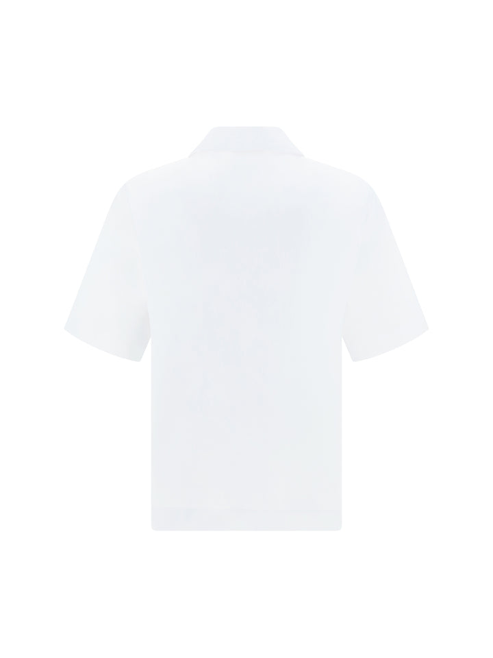 Camicia Boxy Fit  in cotone con logo