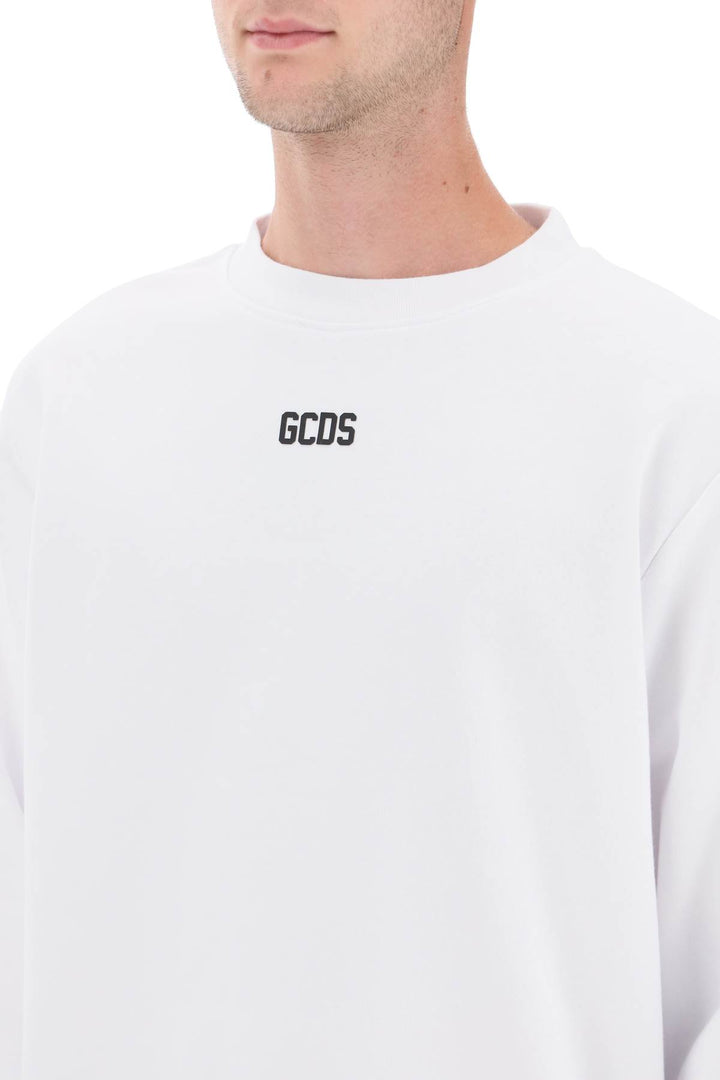 Felpa A Girocollo Con Stampa Logo - GCDS - Uomo