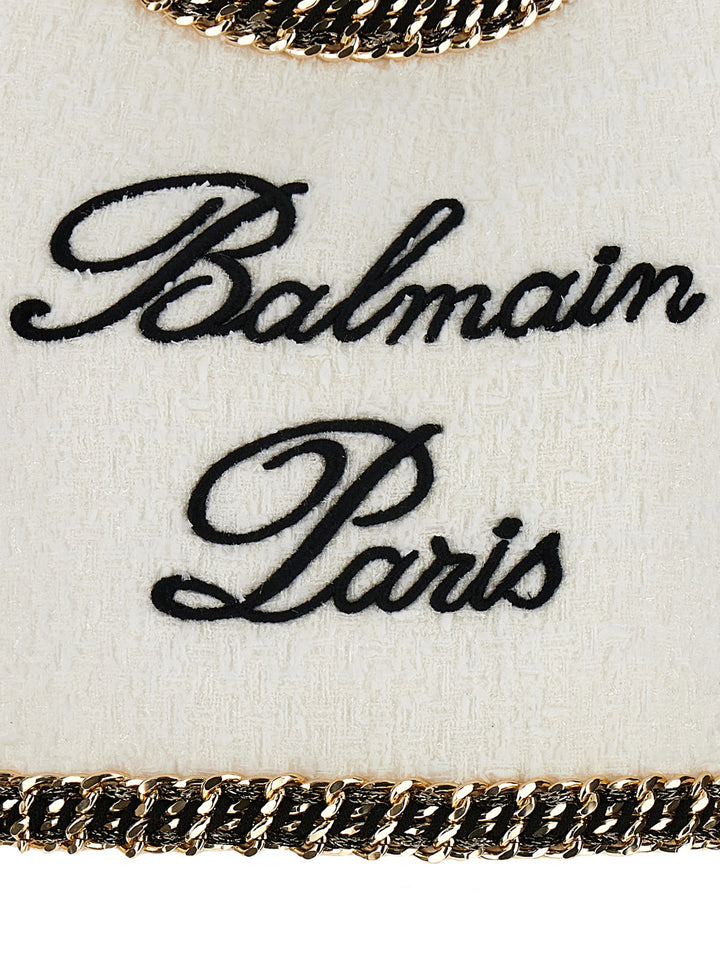 Balmain Signature Top Bianco/Nero