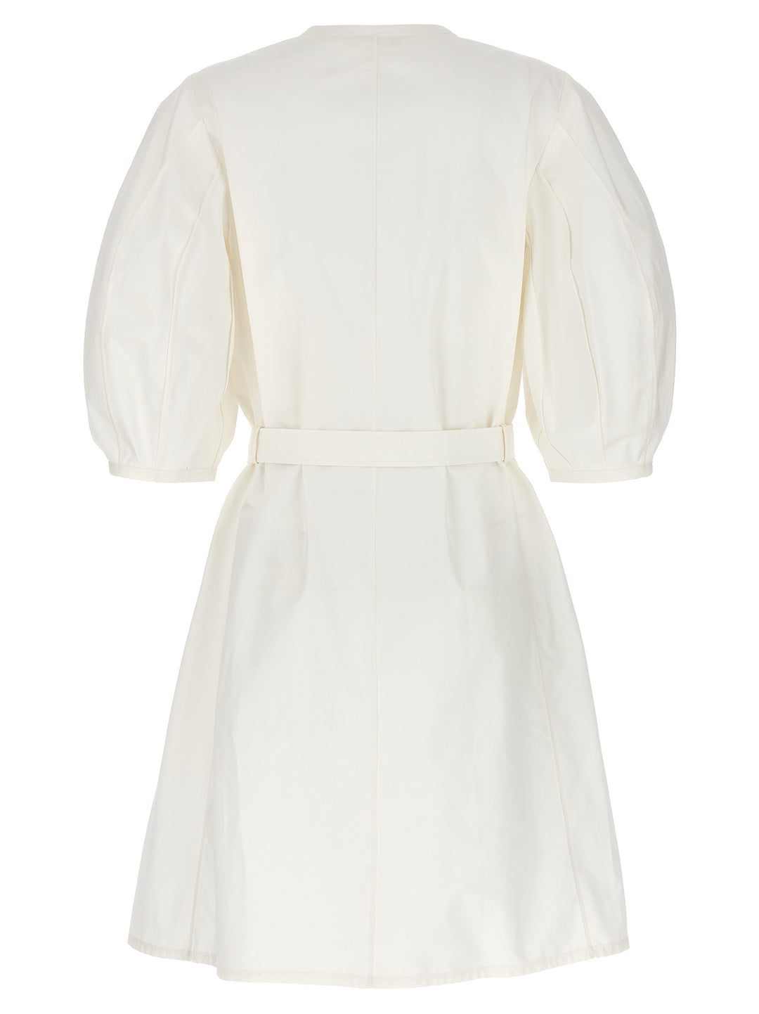 Belt Dress At The Waist Abiti Bianco