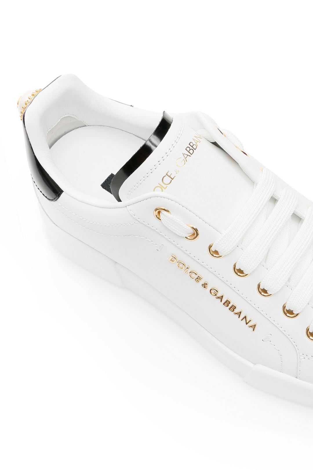 Sneakers Portofino Con Perla - Dolce & Gabbana - Donna