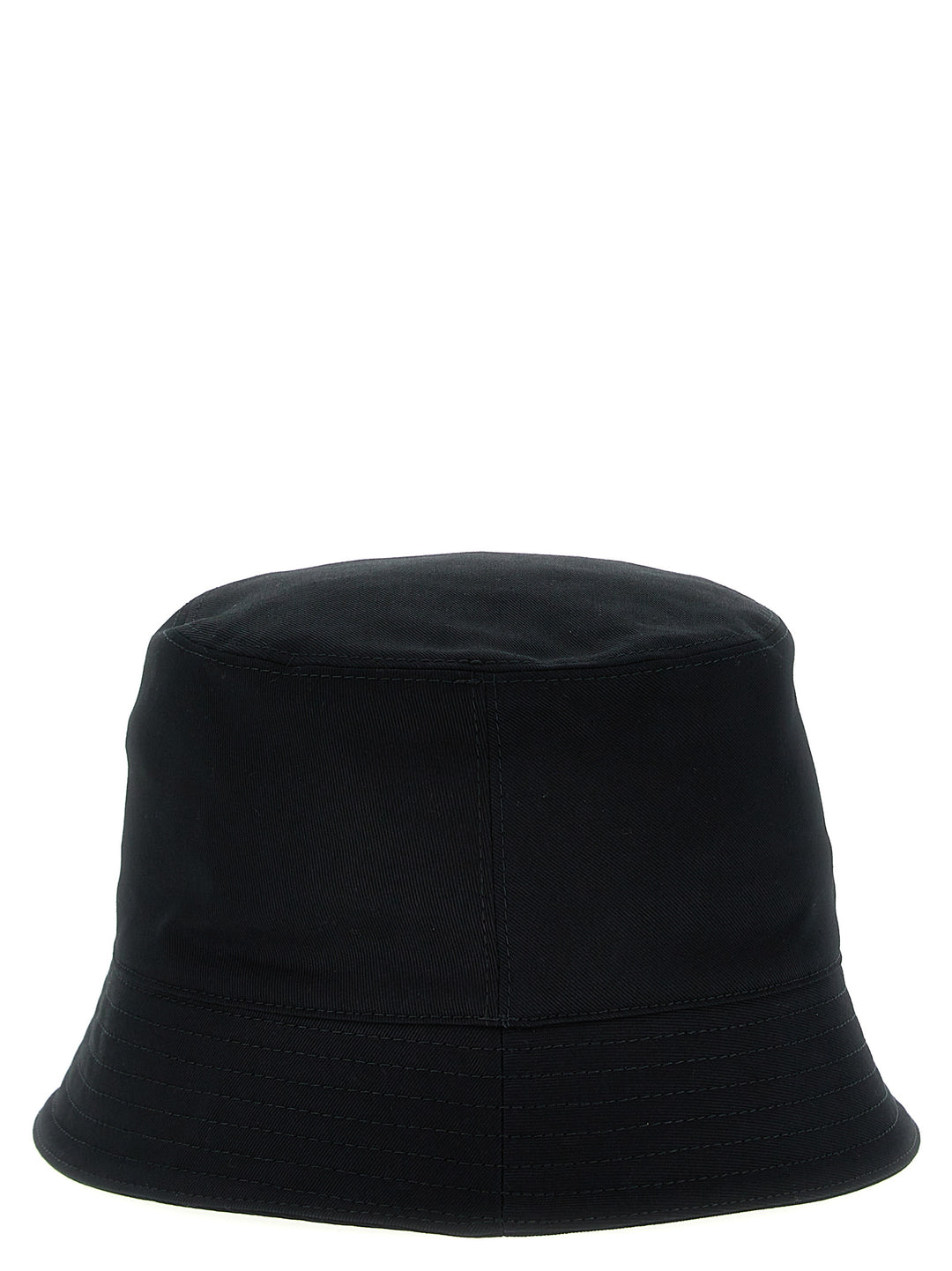 Logo Embroidery Bucket Hat Cappelli Nero