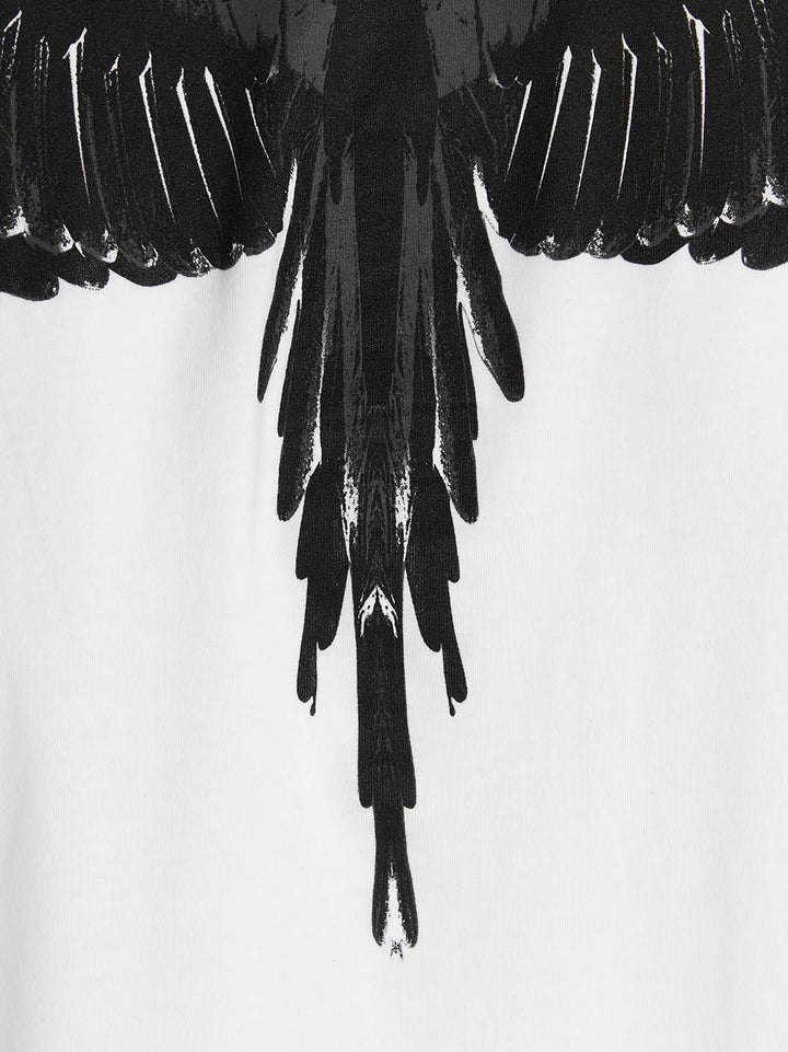 Wings T Shirt Bianco/Nero