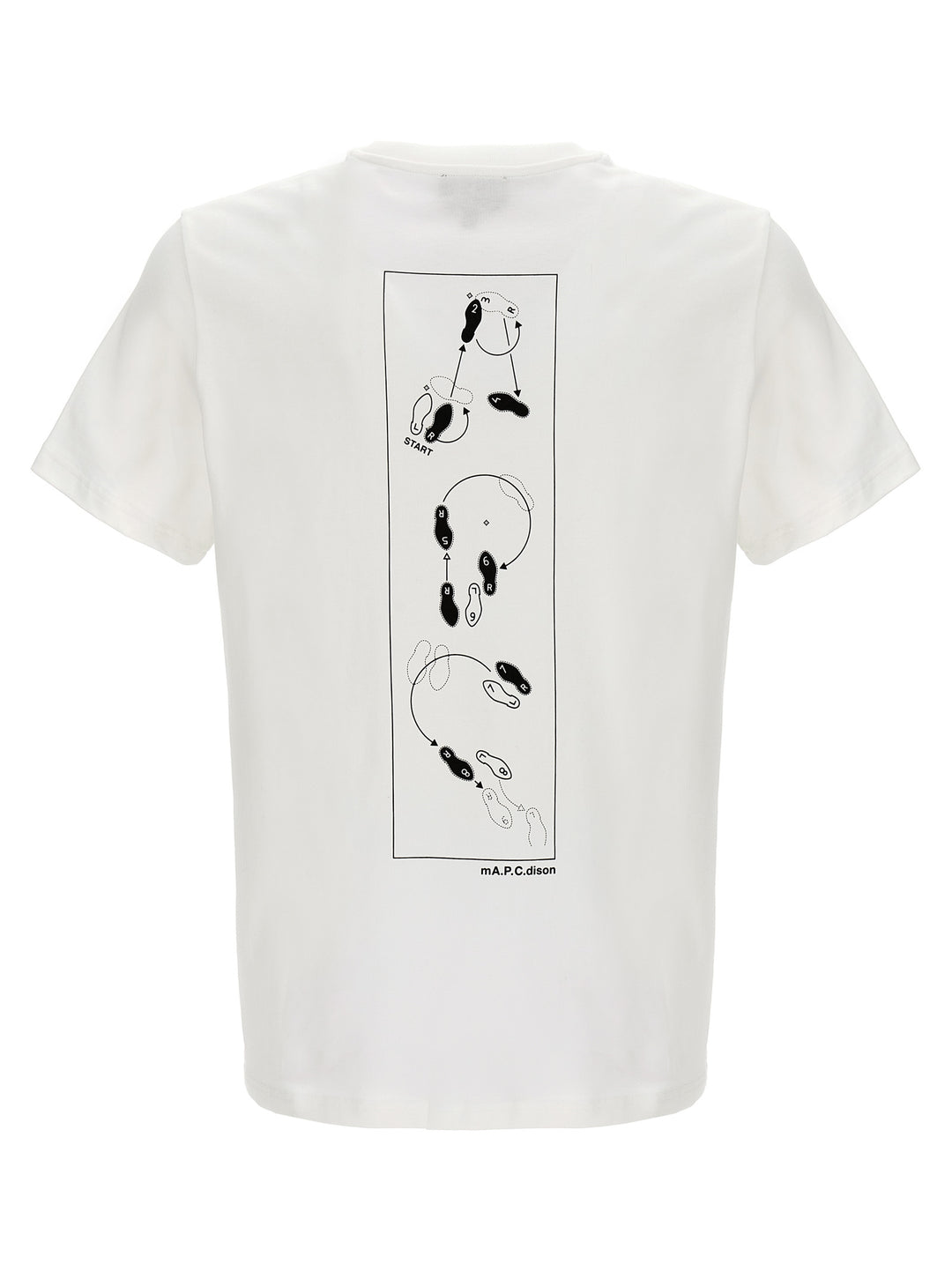 Madison T Shirt Bianco/Nero