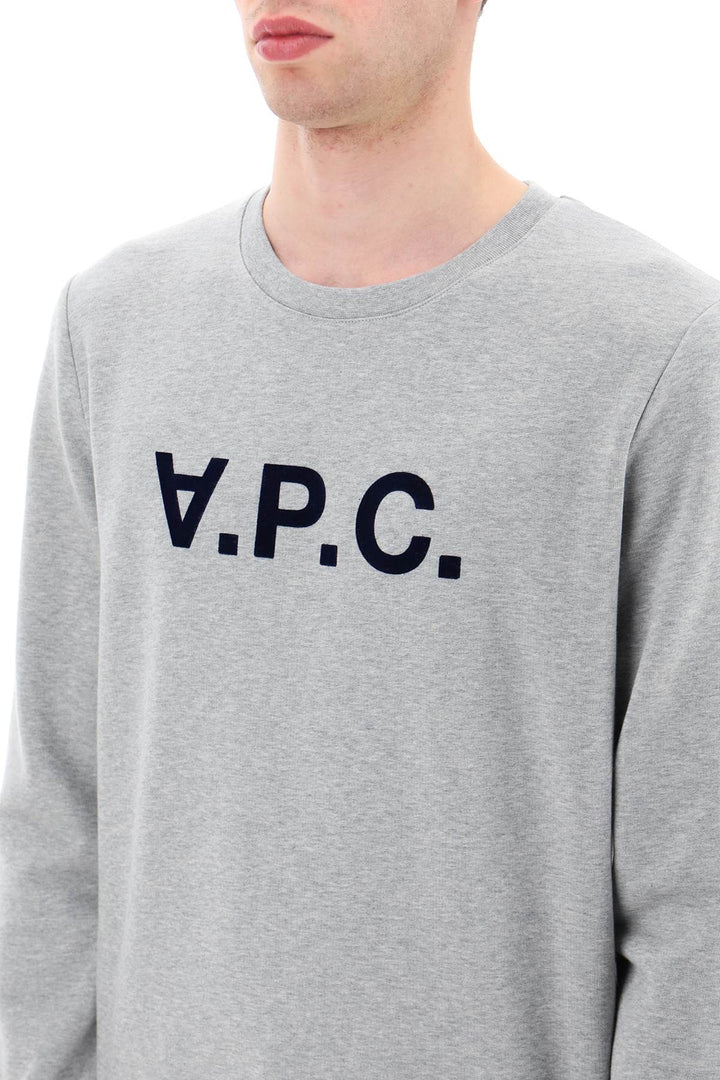 Felpa Logo V.P.C. Flock - A.P.C. - Uomo
