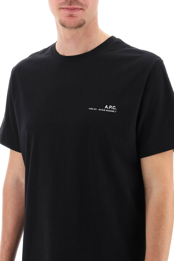 T Shirt Item Con Stampa Logo - A.P.C. - Uomo