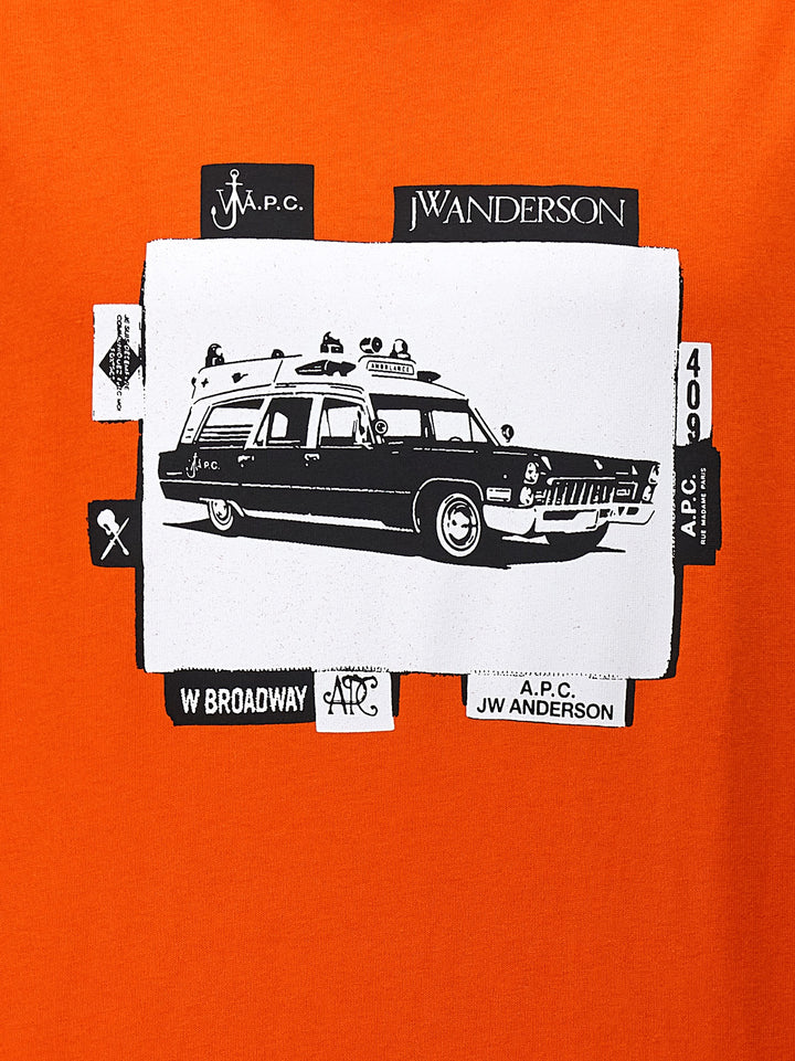 A.P.C. X Jw Anderson T Shirt Arancione