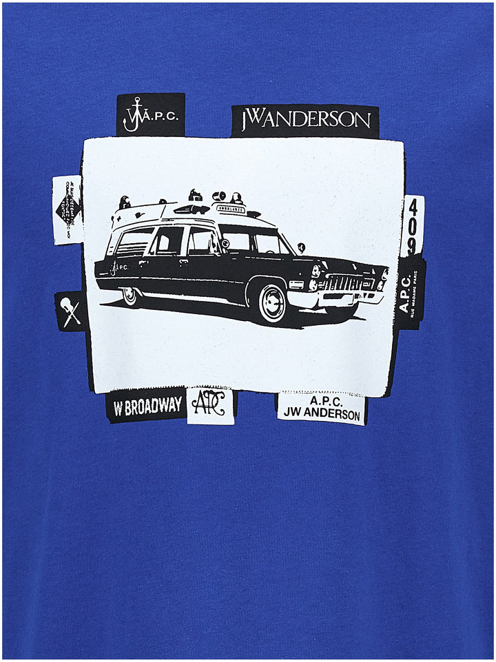 A.P.C. X Jw Anderson T Shirt Blu