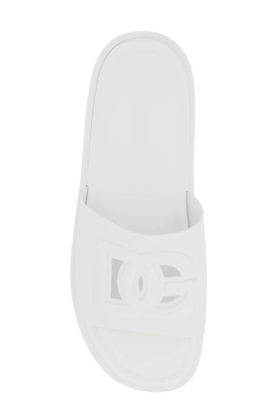 Slides In Gomma Con Logo Dg - Dolce & Gabbana - Uomo