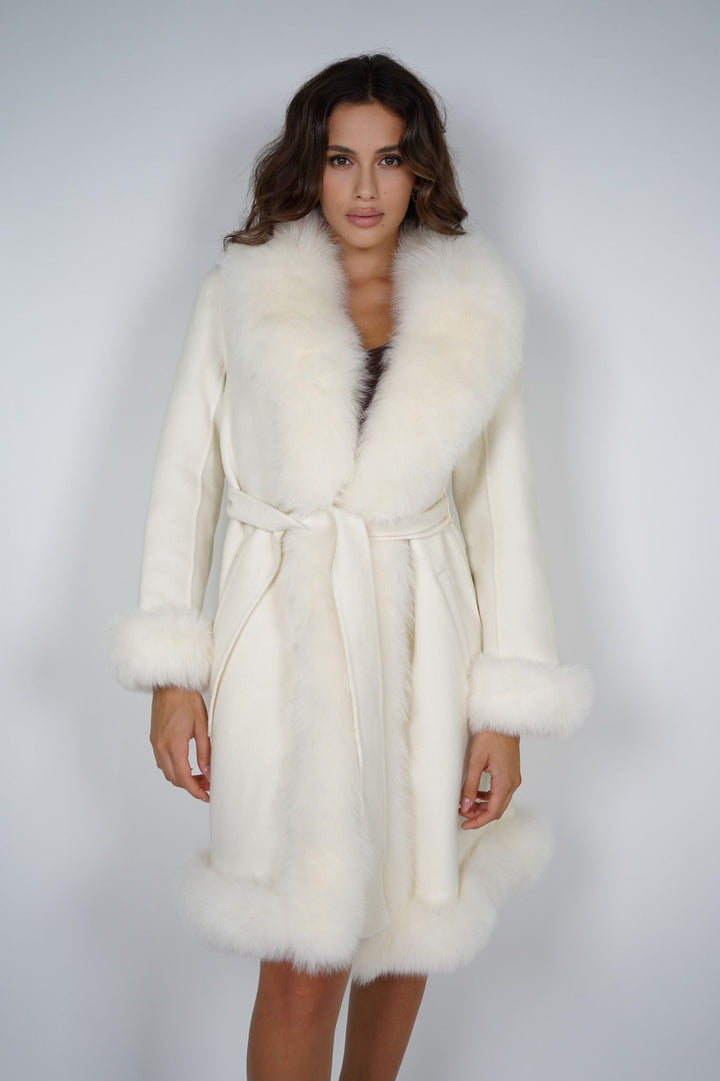 Cappotto Liberty Grigio Misto Cachemire