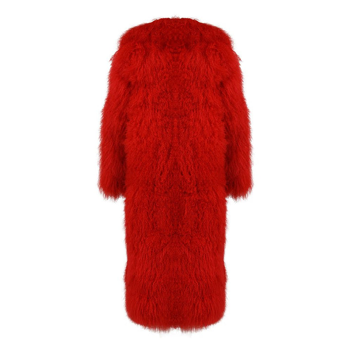 Cappotto Rouselin Rosso in Mongolia