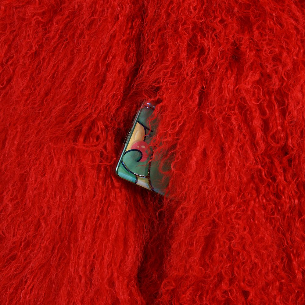 Cappotto Rouselin Rosso in Mongolia