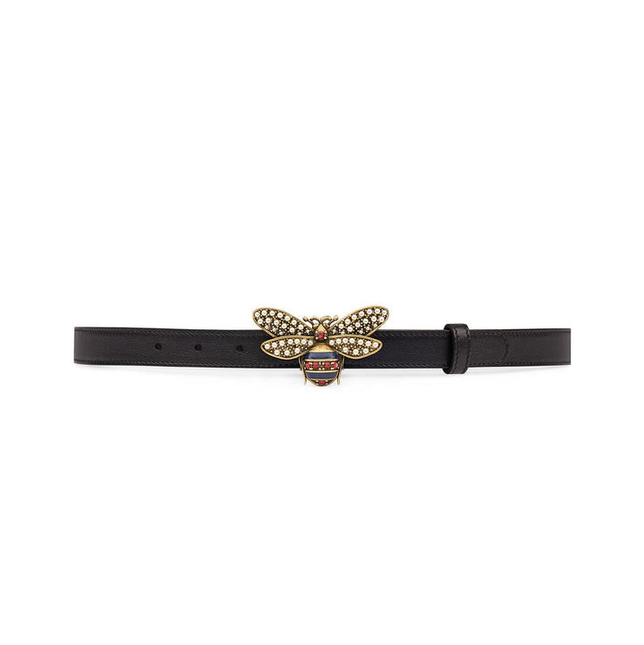 Cintura Queen Margaret pelle nero-Gucci-Wanan Luxury