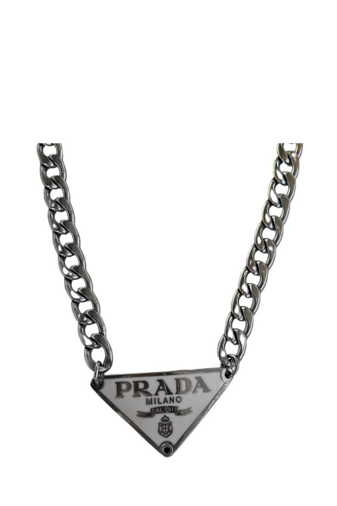 Collana con Logo Triangolo Prada