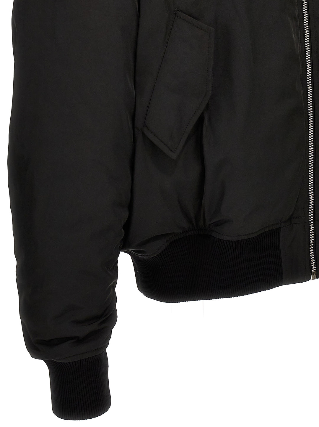 Nylon Bomber Jacket Giacche Nero
