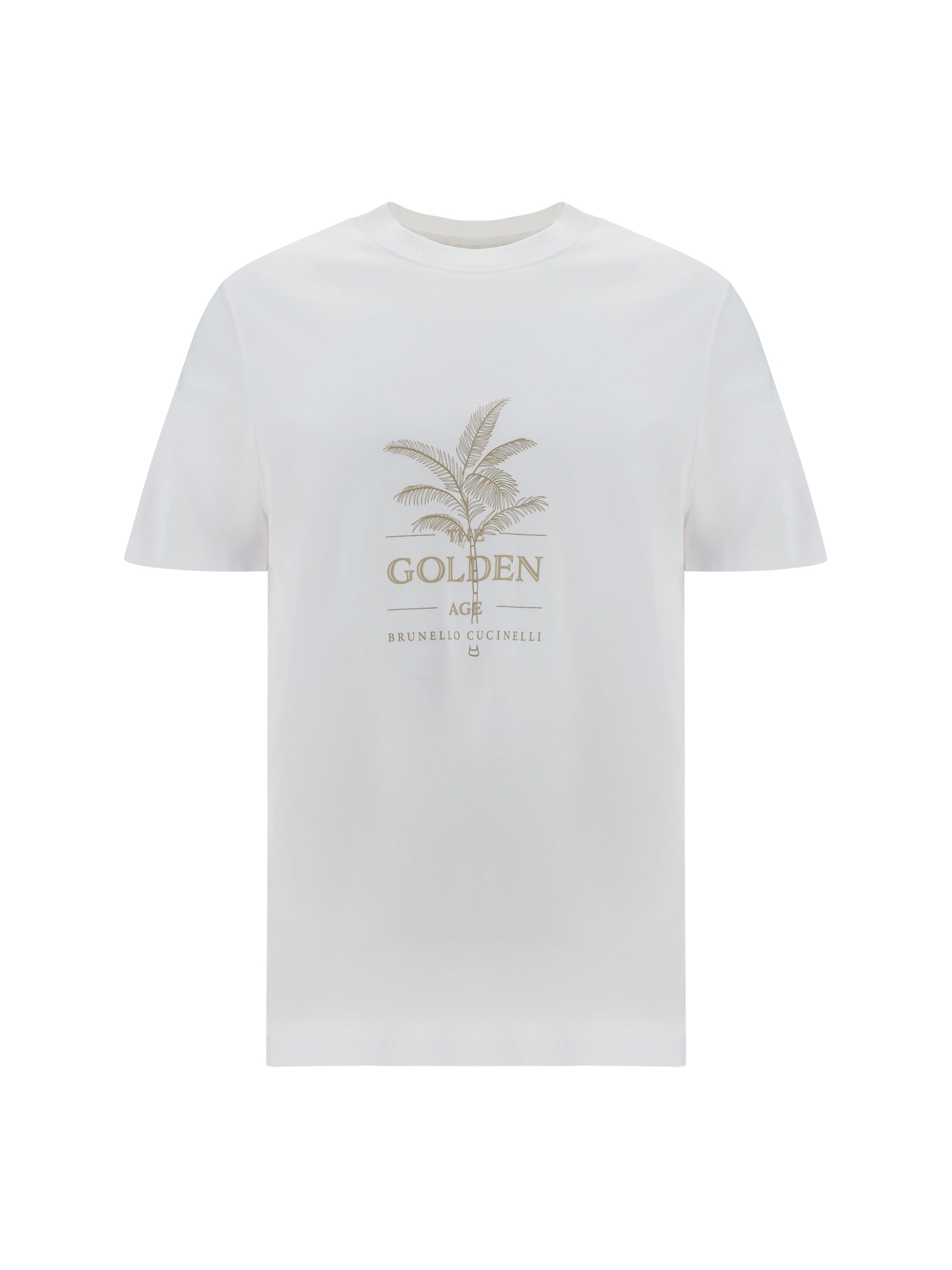 T-shirt in cotone con stampa frontale