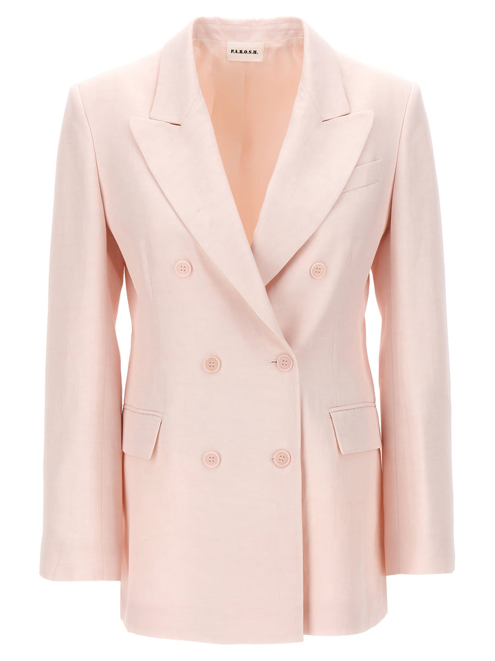 Double-Breasted Blazer Blazer And Suits Rosa
