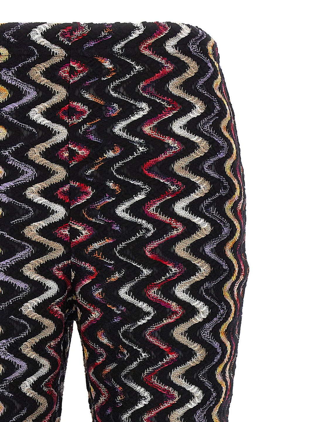 Multicolor Embroidery Pantaloni Multicolor
