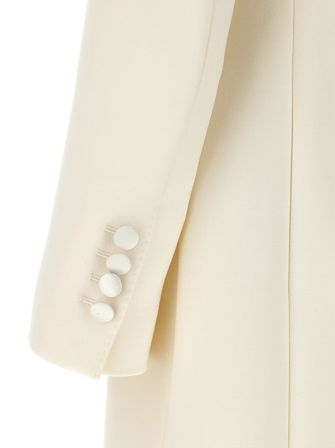 Long Double Breast Coat Trench E Impermeabili Bianco