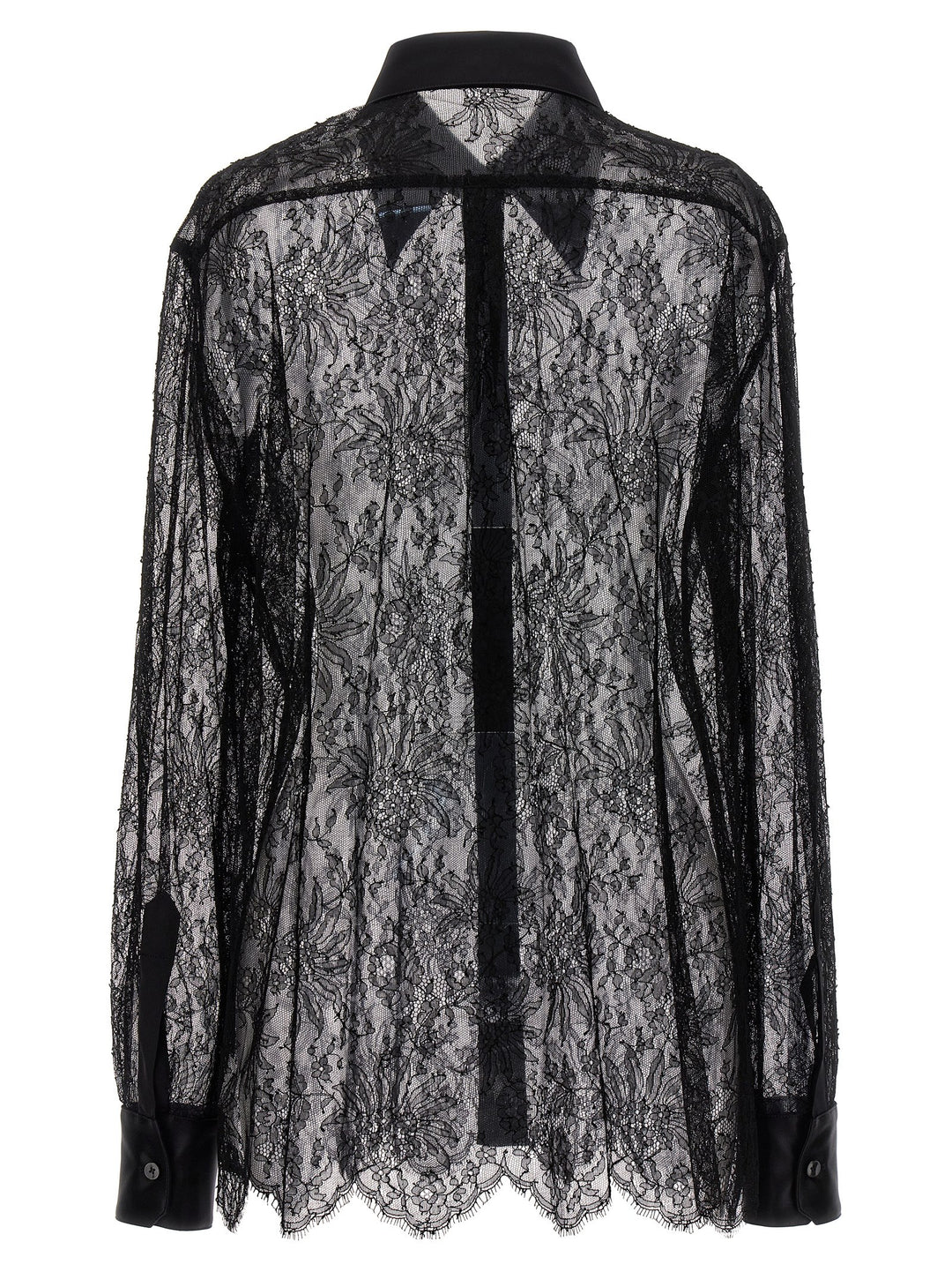 Chantilly Lace Shirt Camicie Nero