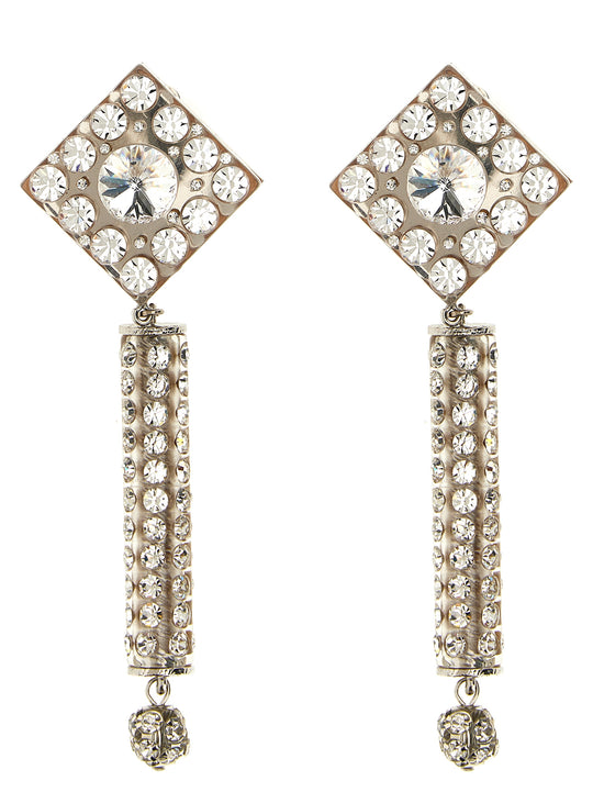 Crystal Earrings Gioielli Silver